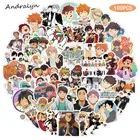 96 шт.упак. с рисованным Аниме Haikyuu смешно смешанные наклейки для автомобиля ноутбука Чемодан для телефона на мотоцикл игрушка для скейтборда дневник домашнего декора