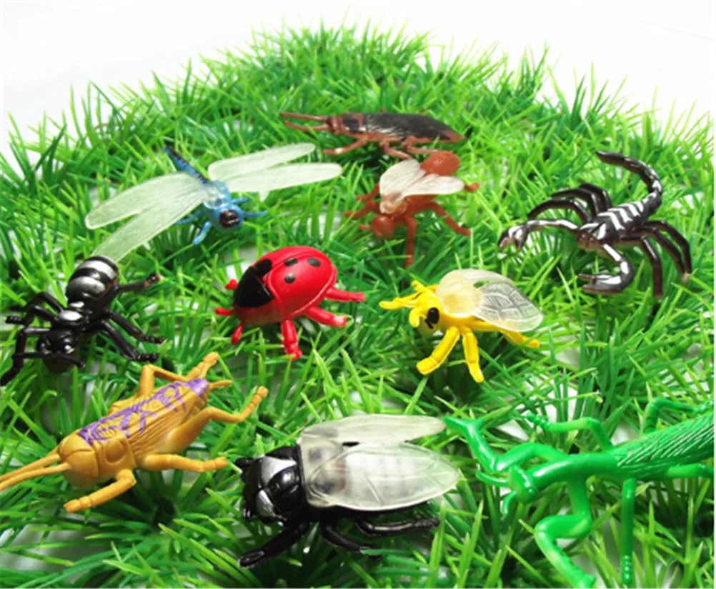 Мини фигурка животного детские развивающие игрушки имитация насекомых модель