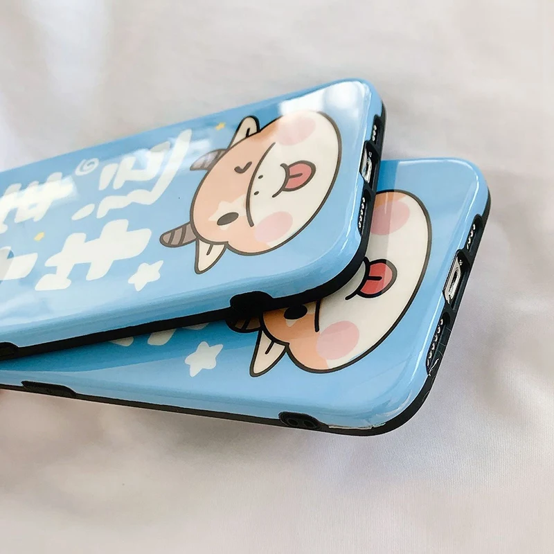 

Mobile Phone Protective Case Mobile Phone Case for iPhone Anti-Drop Soft Shell Cute Ins Style