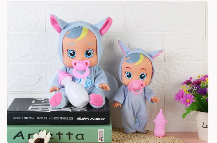 Плач кукла Baby10-Inch плач слезы 2 поколения девочка игрушка подарок для малыша |