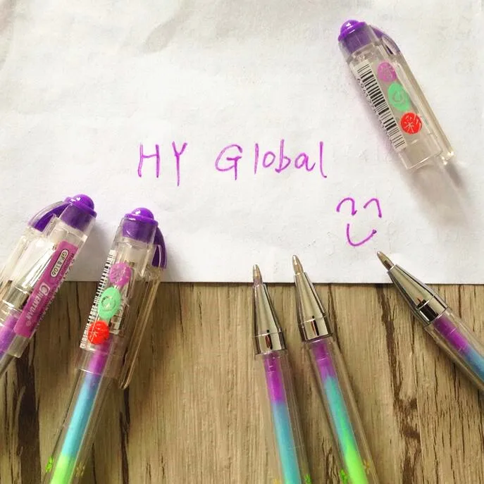 

4pcs/lot Kawaii Dream Color Gel Pen Cute Cat Signature Pen For School Writing Office Supplies Canetas Stationery