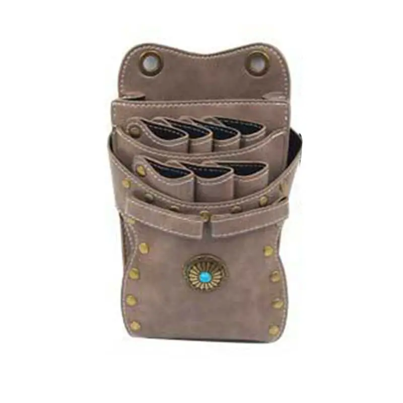 

Barber Shears Holster Scissors Holder Pouch PU Leather Hairdressing Tool Case Bag