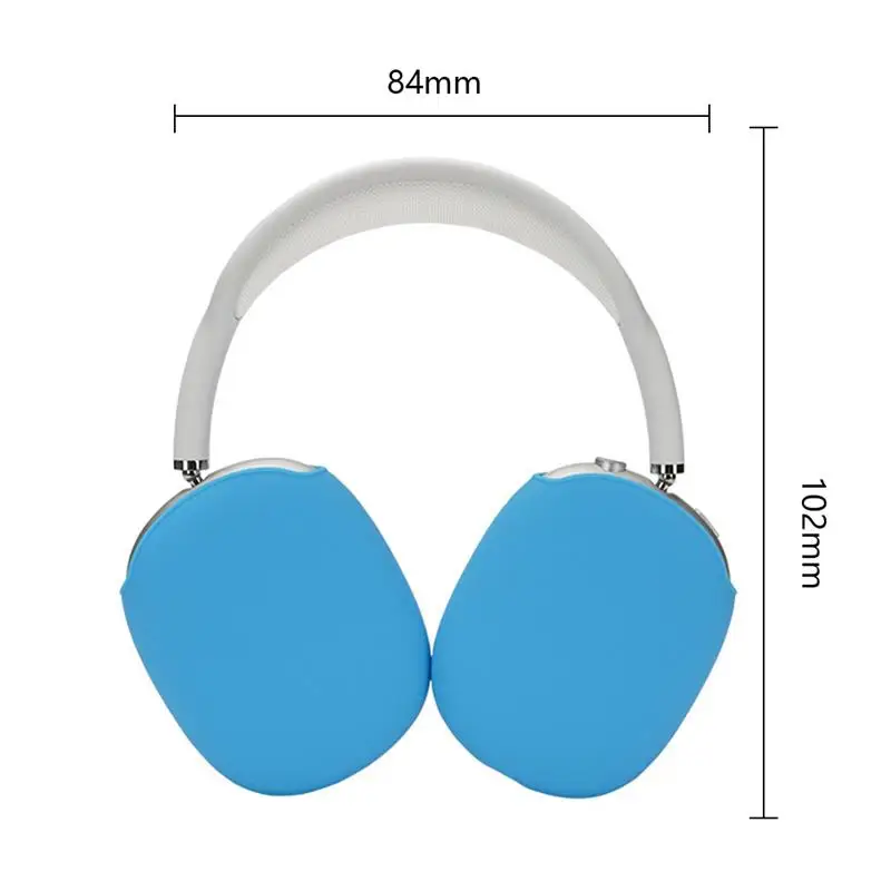 

Silicone Case for AirPods Max True Wireless Headphone Shockproof Protector with Anti-slip Two Side for Air Pods Max Cases