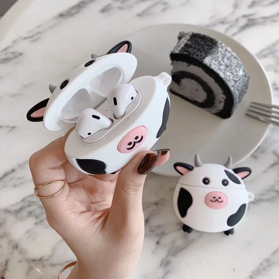 Защитный чехол Earphne 3D с милой белкой чип и Дейл Беспроводная bluetooth-гарнитура силиконовый чехол для Airpods Ударопрочный Мягкий чехол