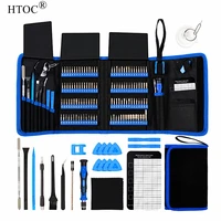 htoc 142 piece electronics precision screwdriver sets with 120 bits magnetic repair tool kit for iphone macbook coumputer more