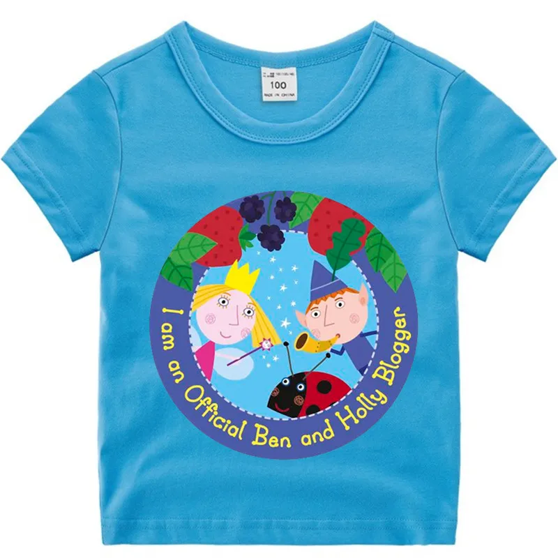 Хлопковая футболка для маленьких мальчиков и девочек с изображением страны Бен