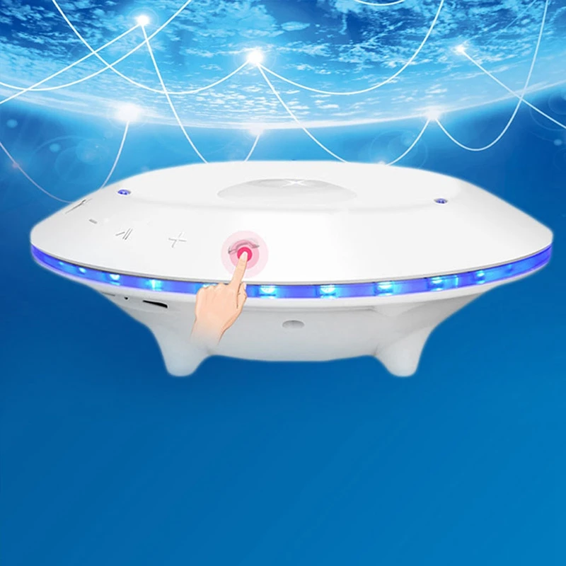 Магнитная левитирующая 3D Лунная лампа 360 Вращающаяся креативная Bluetooth аудио