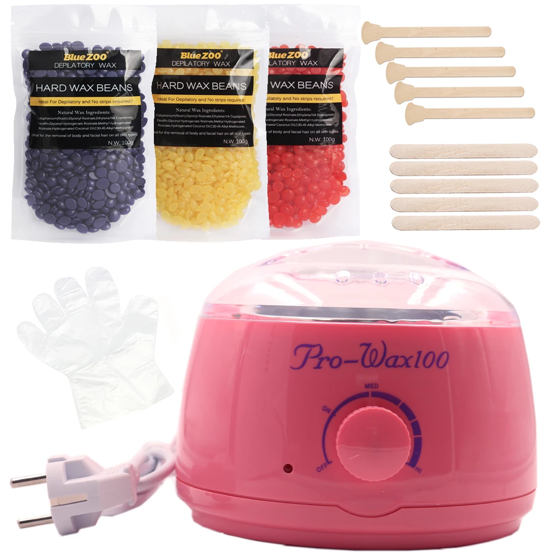 Бикини триммер для удаления волос крем Нагреватель Машина набор горячей пленки