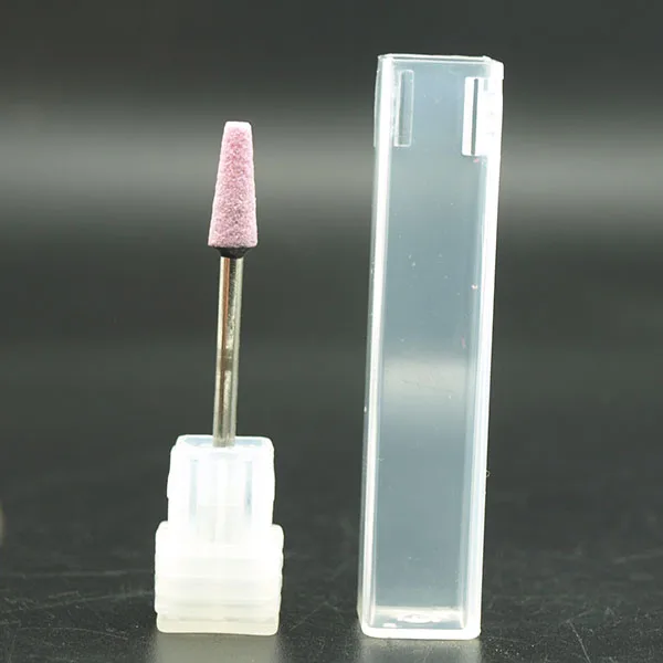 Pink 1 шт. 3/3" керамический камень Burr сверло-резак для ногтей 3 размера на выбор для профессионального маникюра электрические сверла аксессуары для ногтей - Цвет: Pink