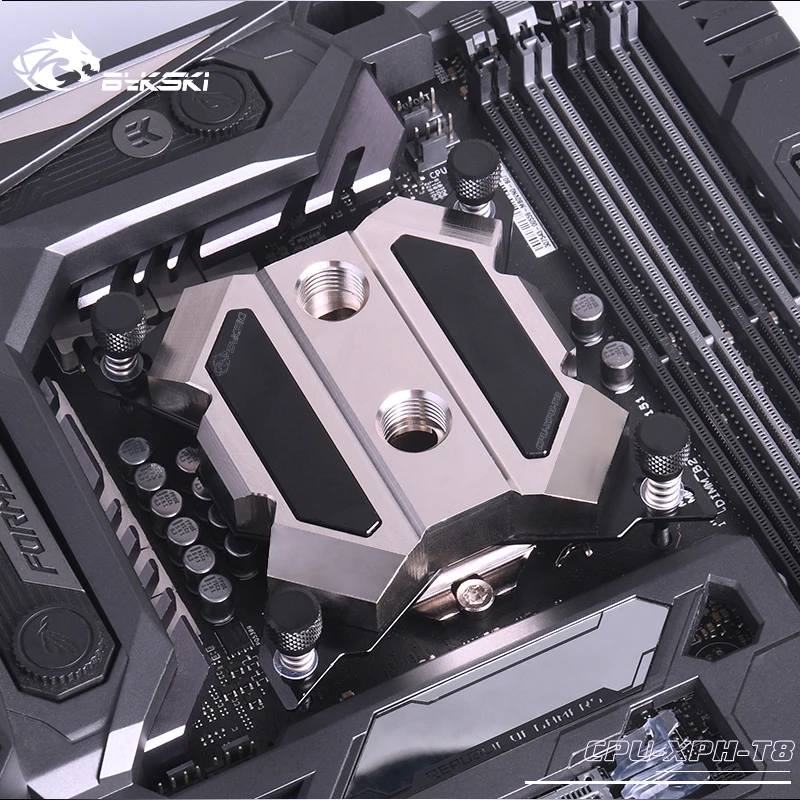 Bykski CPU XPH T8 блоки водяного охлаждения для Intel Lga115x/2011/2066 цельнометаллическая