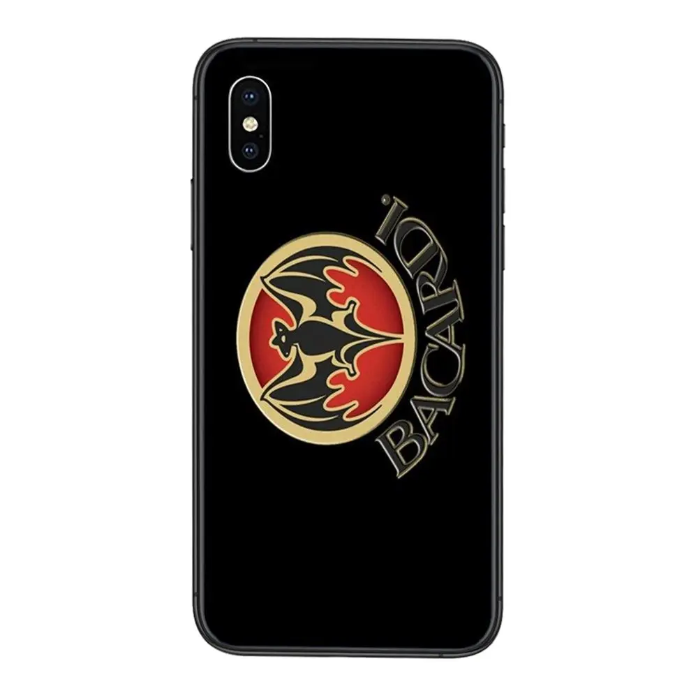 Сумки Bacardi Breezer с логотипом черный чехол силиконовый из ТПУ для Huawei P50 P40 P30 P20 P10 Lite E