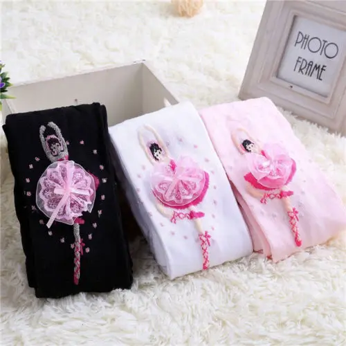

Baby Girls Tights Toddler Infant Kids Flower Pattern Stocking Cotton Warm Tights For Girls 1-10 Years