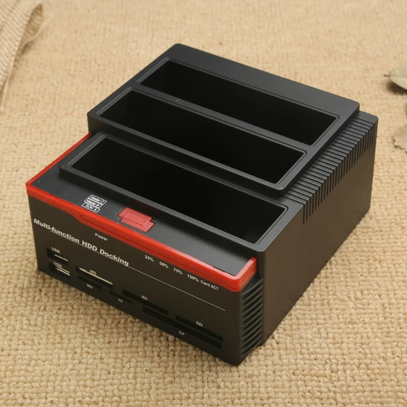 all in 1 usb 3 0 to sata ide external hard drive card reader high speed multifunctional hdd dock base hot swap free global shipping