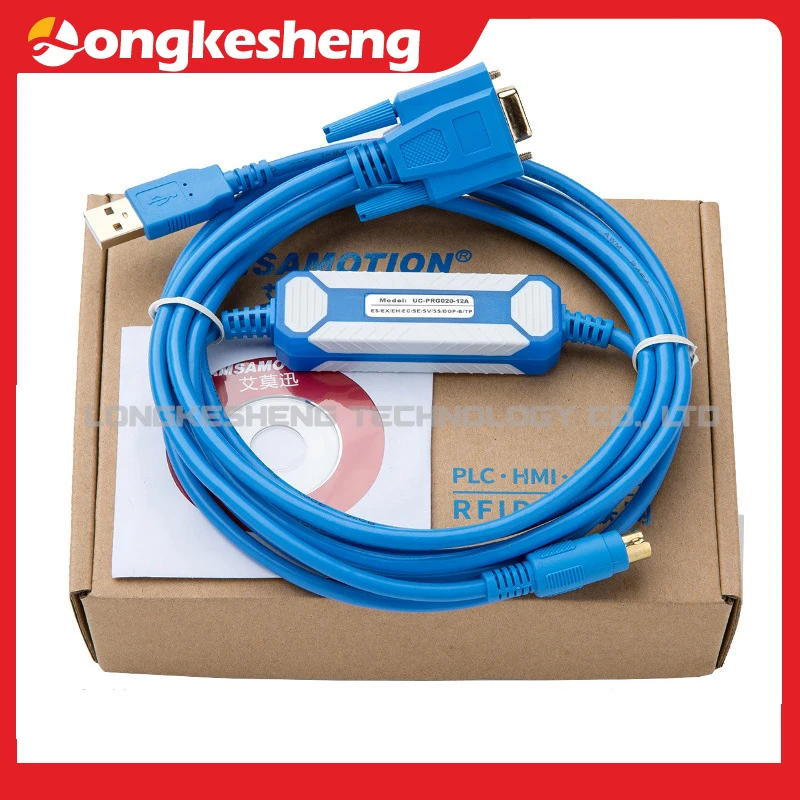 Совместимый кабель программирования Delta AH DVP Series PLC DOP-B Series и TP для отображения текста IFD6601 UC-PRG020-12A