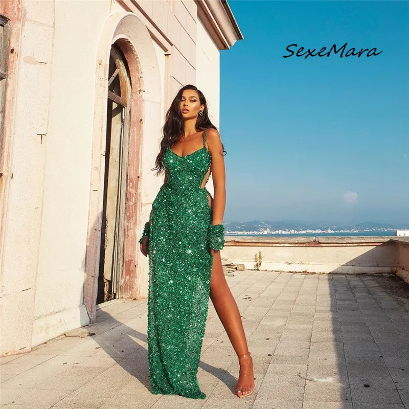 

Винтажное роскошное платье макси с блестками, женское летнее Сексуальное вечернее сексуальное женское платье 2022