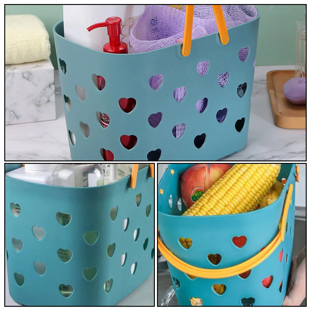 

4pcs Bathroom Sundry Containers Storage Baskets Handheld Baskets