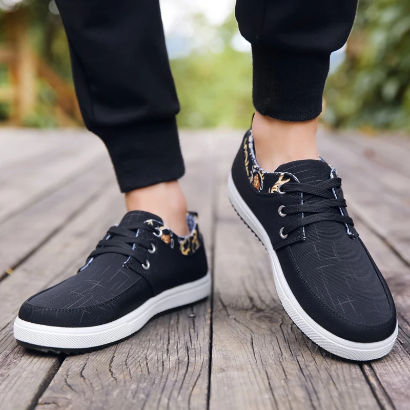 Кроссовки мужские на плоской подошве Повседневные Дышащие для скейтборда