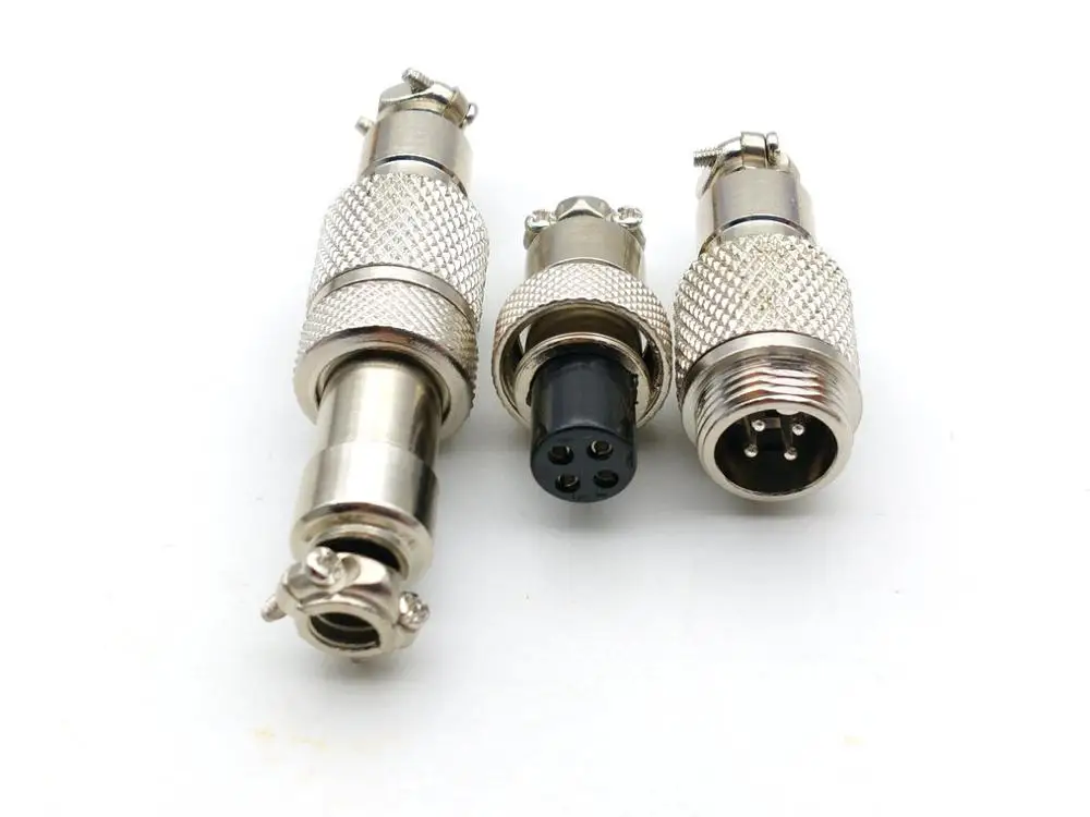 10 комплектов (штекер + гнездо) 4 контактный авиационный штекер GX12 12 мм блок питания