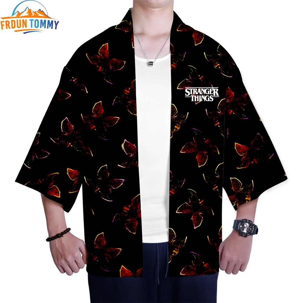 Кимоно странные вещи с принтом японский кардиган женское кимоно летнее пляжное