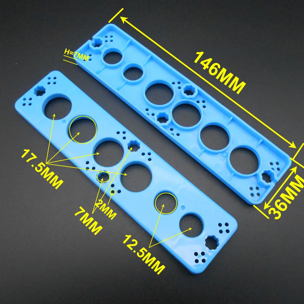 Держатель для пробирок голубой 10 шт. полка полки с круглым отверстием подставка