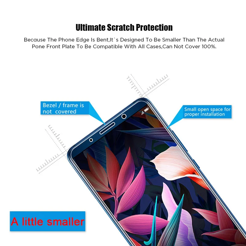 Tempered Glass For Huawei Y9a Y9S Y8S Y7a Y6S Y8p Y7p Y6p Y5p Full Cover Protective glass On huawei Y9 Prime 2019 Y7 Y6 Y5 2018 | Мобильные