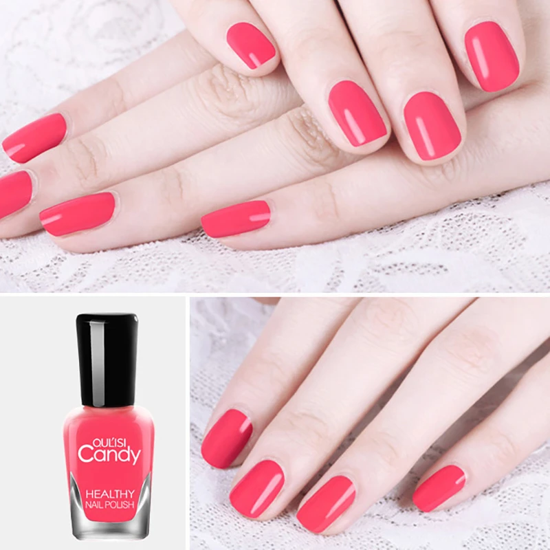 

8ml Candy Color Healthy Nail Polish Water Based Peelable Red White Pink Green Nail Art Polish Varnishes