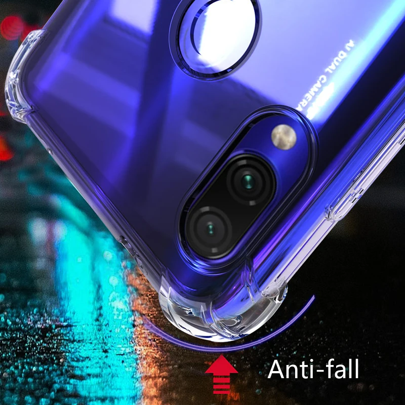 Силиконовый чехол для телефона Redmi Note 7 pro 8 4x5 6 S2 прозрачный Xiaomi Mi 9 8se se 8lite задняя