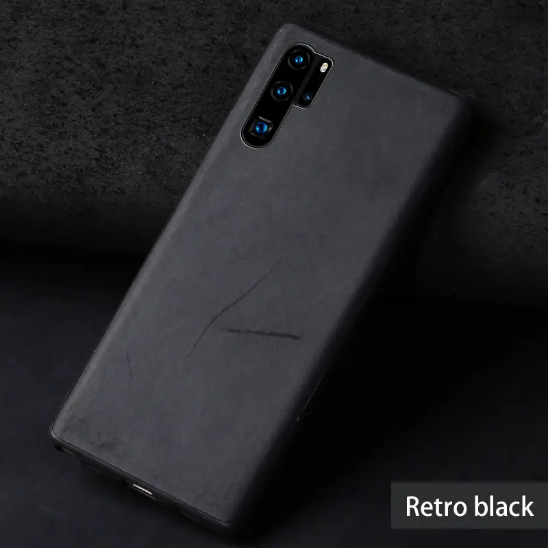Черный Чехол из натуральной кожи для телефона Xiaomi Redmi note 8 pro note 7 6a 7a k20 movil fundas, кожаный чехол для Xiaomi Mi 9t 9 se 8 lite - Цвет: Черный
