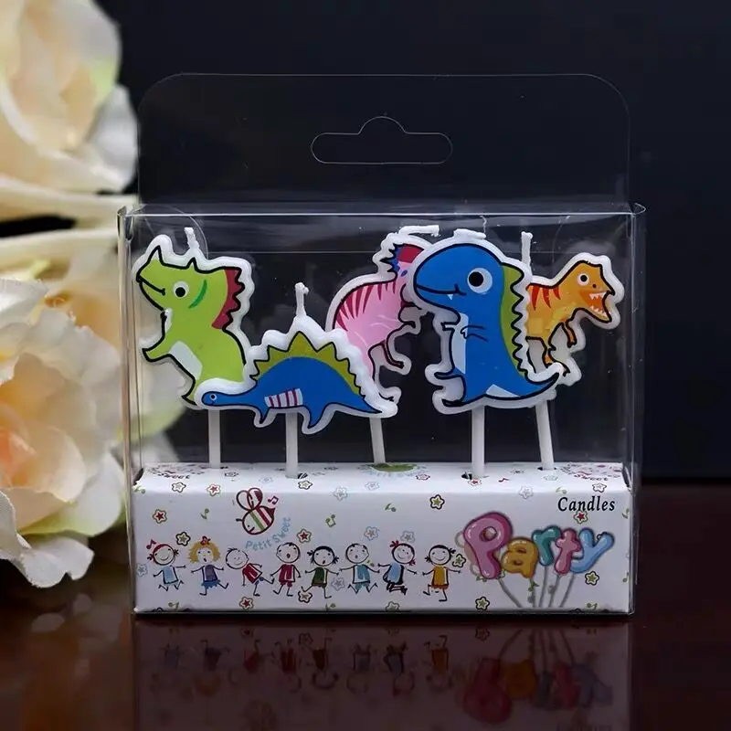 Партия из 5 предметов милые товары для дня рождения с изображением динозавра