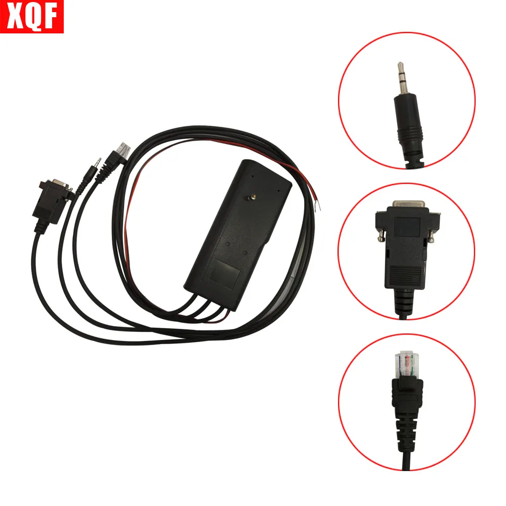 Кабель программируемый XQF 3 в 1 для Motorola GP88 GP300 P110 GP2000 CP040 GM300 двухстороннее
