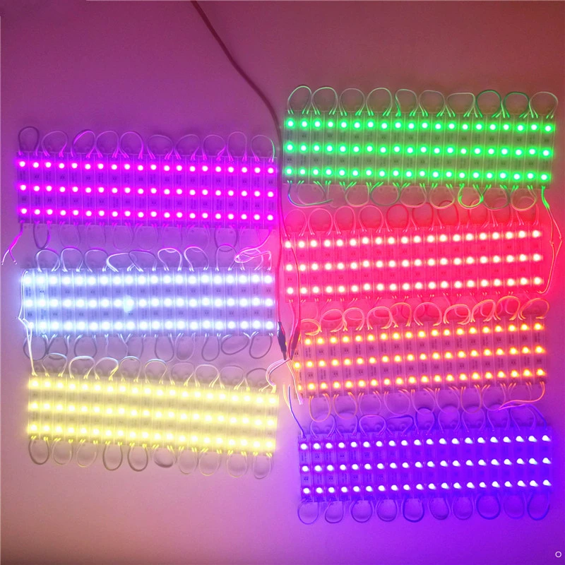 DC12V SMD5050 3-LEDs модули RGB розовый белый зеленый красный желтый синий светодиодные