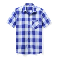 aoliwen brand 2020 summer fashion mens print plaid shirt mens short sleeve lapel shirt brand casual shirt mens classic shirt