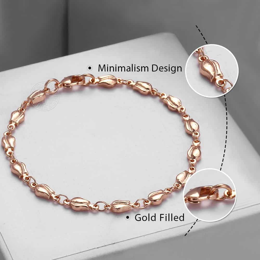 Комплект ювелирных изделий браслет серьги для женщин и девочек бусины-тюльпаны