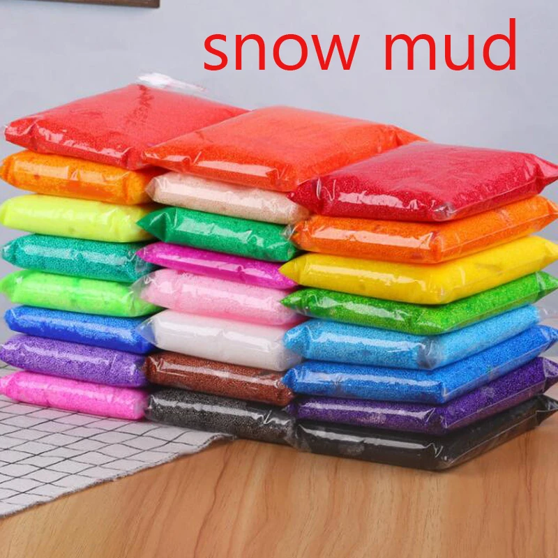 Легкая мягкая пенопластовая глина 24 цвета игрушки сделай сам Детский