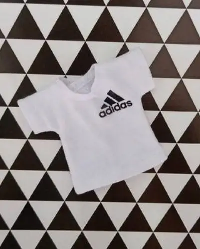 white T-shirt Повседневная Одежда для кукол Blyth, футболка с коротким рукавом для blyth, ob24, barbies, одежда для «пуллип» для 1/6, аксессуары для кукол - Цвет: white T-shirt