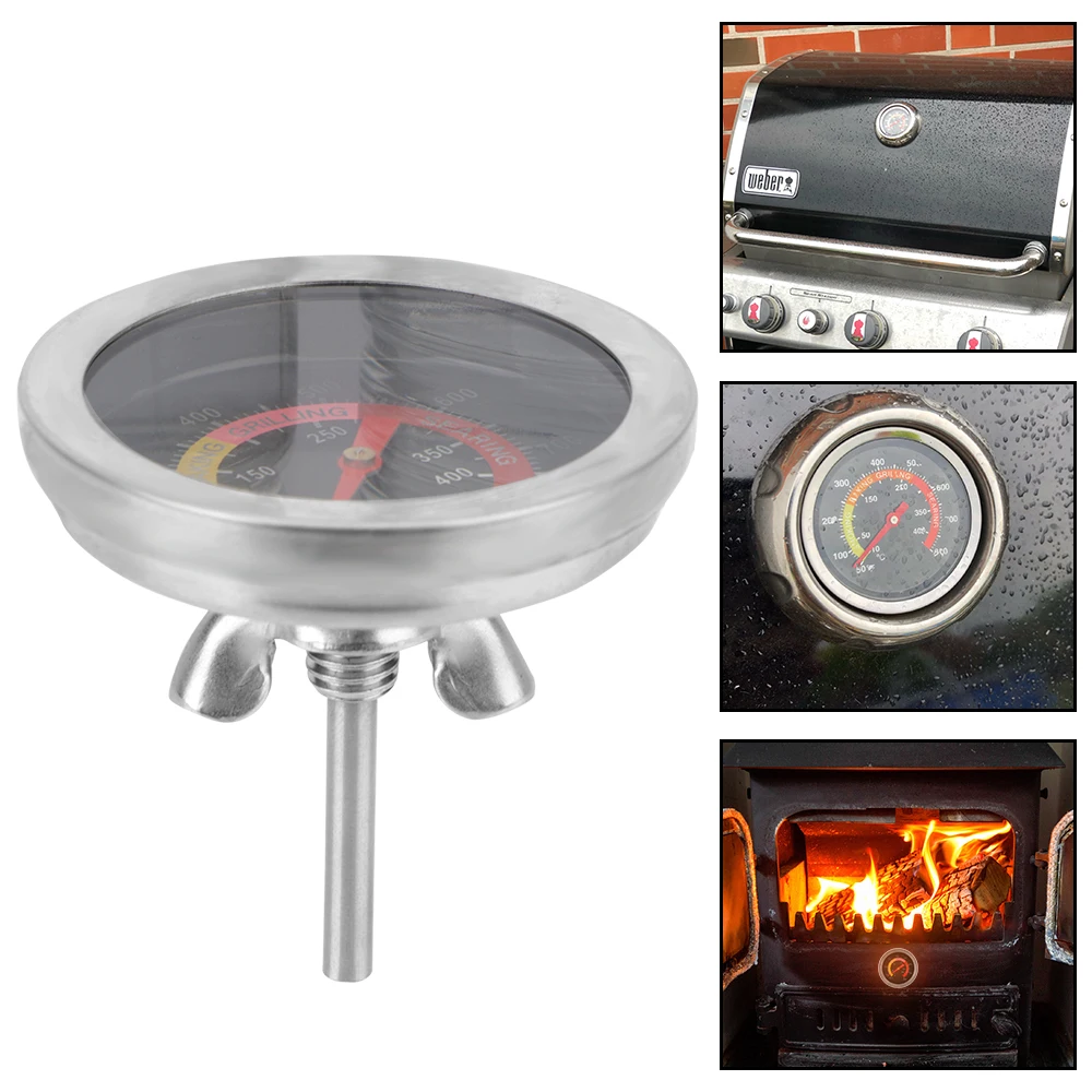 

Oven Thermometer 0-400℃ Household Cooking Temp Gauge BBQ Smoker Grill Thermometer Instant Read for Kitchen Home Baking