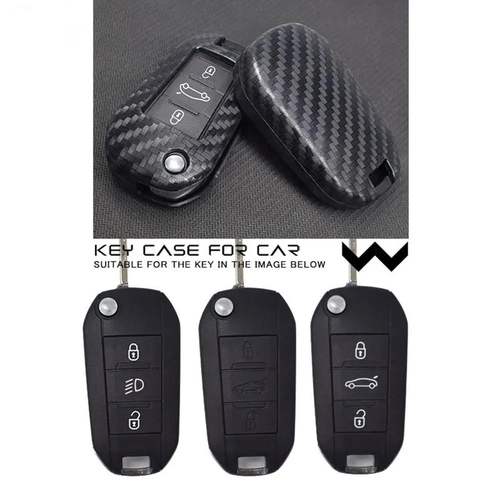 Для стайлинга автомобилей силиконовые ключи 3 пульты чехол Fob для Peugeot 3008 208 308 508 408