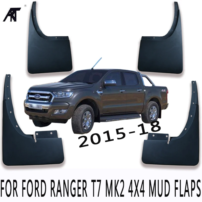 Брызговики для FORD RANGER T7 MK2 4X4 2015 2018|Грязезащита| |