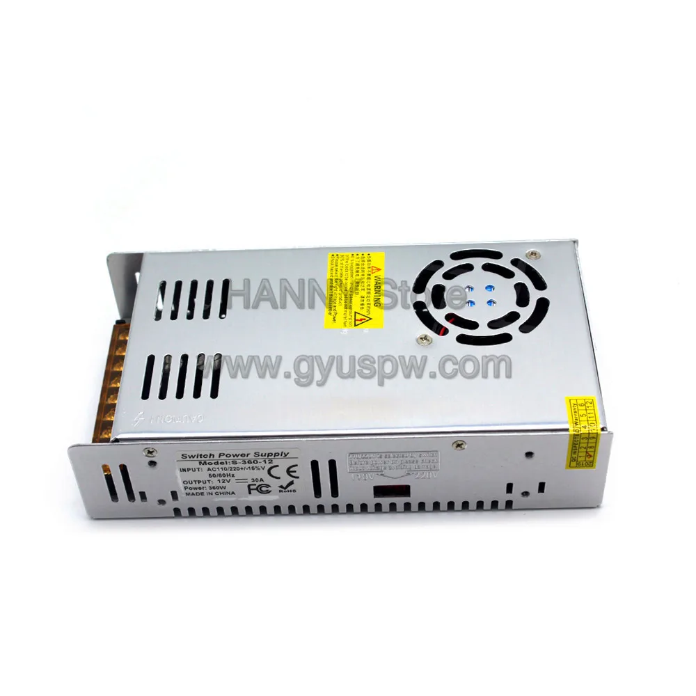 Variable Dc Power Supply 12V 30A 360W LED Driver Transformer AC To DC12V SMPS for LEDLighting Monitor CCTV 3D Printer | Обустройство