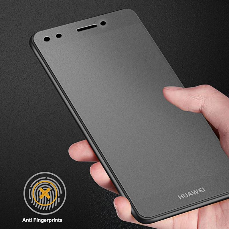 

No Fingerprint For Huawei Honor 8X 7X Max 7C 7A Pro Matte Frosted Tempered Glass Screen Protector For Honor 9X 8S 8C 8A 7A 6X