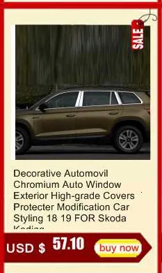 Car Automobile Decorative Wing Mirror Rear Bumper Trunk Exterior Fashion Modification Mouldings Accessory 18 19 FOR Peugeot 301