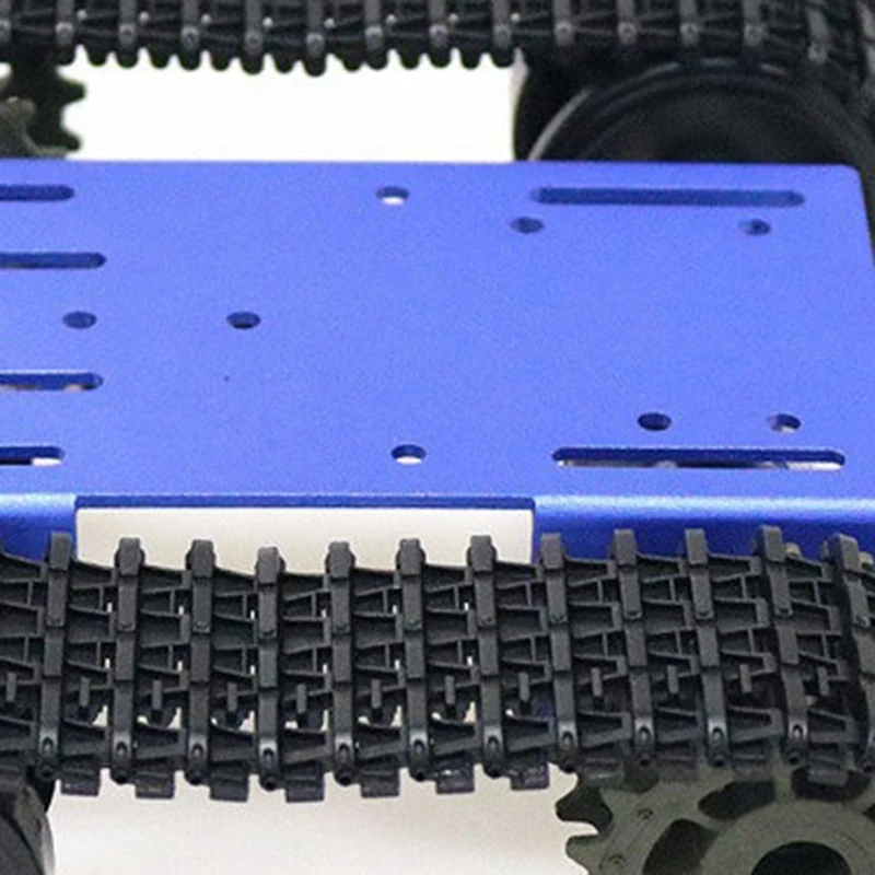 TP101 Металлическая модель робота-танка с гусеничным ходом и комплектом шасси с мотором 33GB-520 12V DC из алюминиевого сплава, подходит для самостоятельной сборки игрушки Arduino.