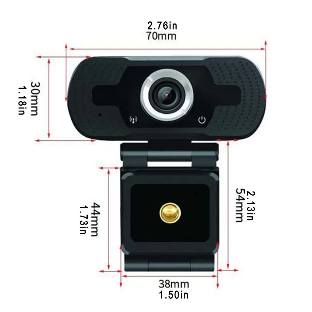 

Driver-free Webcam 1080P High Definition USB Network Computer Live Camera Conference Gaming Plug And Play