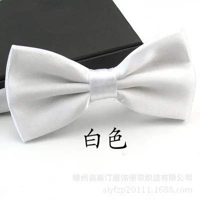 Классический Детский галстук-бабочка для мальчиков девочек модный 25 однотонный