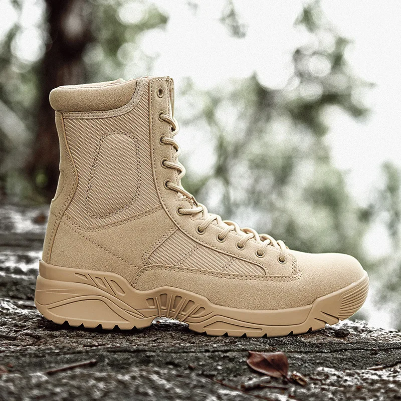 

2020 New Cool Men Army Boots Hiking Sport Shoes Ankle Men Sneakers Outdoor Boots Men's Military Desert Work Safety Shoes