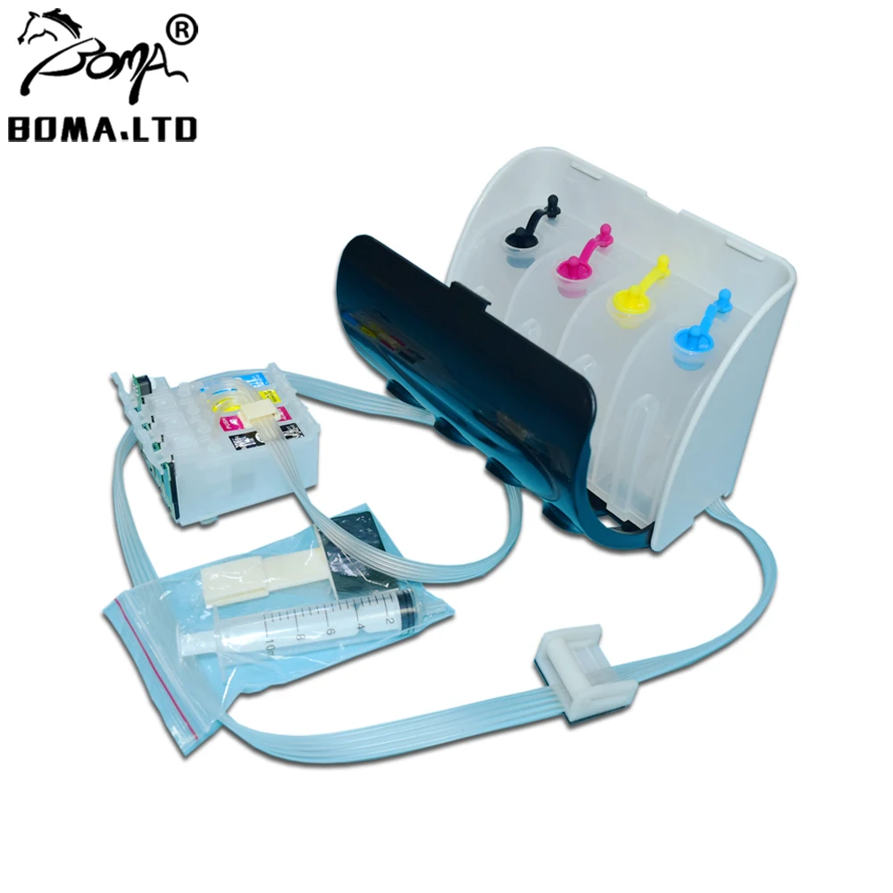 Чип дуги BOMA.LTD T1291 T1301 Ciss для Epson Stylus BX525WD BX535WD BX625FWD BX635FWD BX320FW BX42WD BX925 BX935FWD|Система