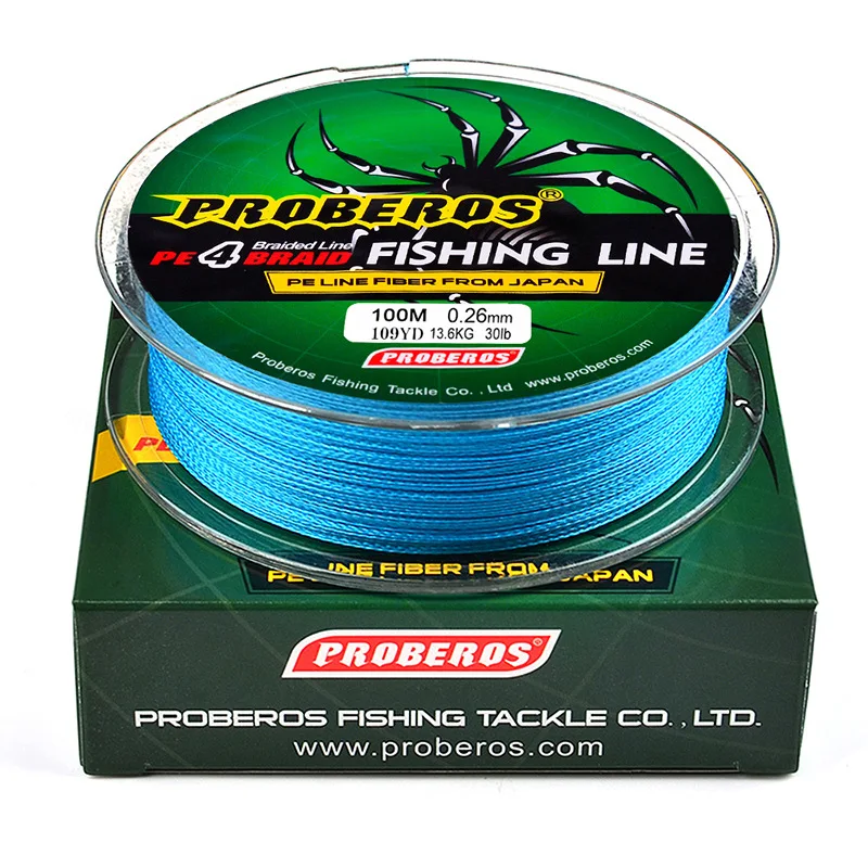 

4 Strands Braided Fishing Line 100M Multifilament Carp Fishing Japanese Braided Wire Fishing Accessories PE Line