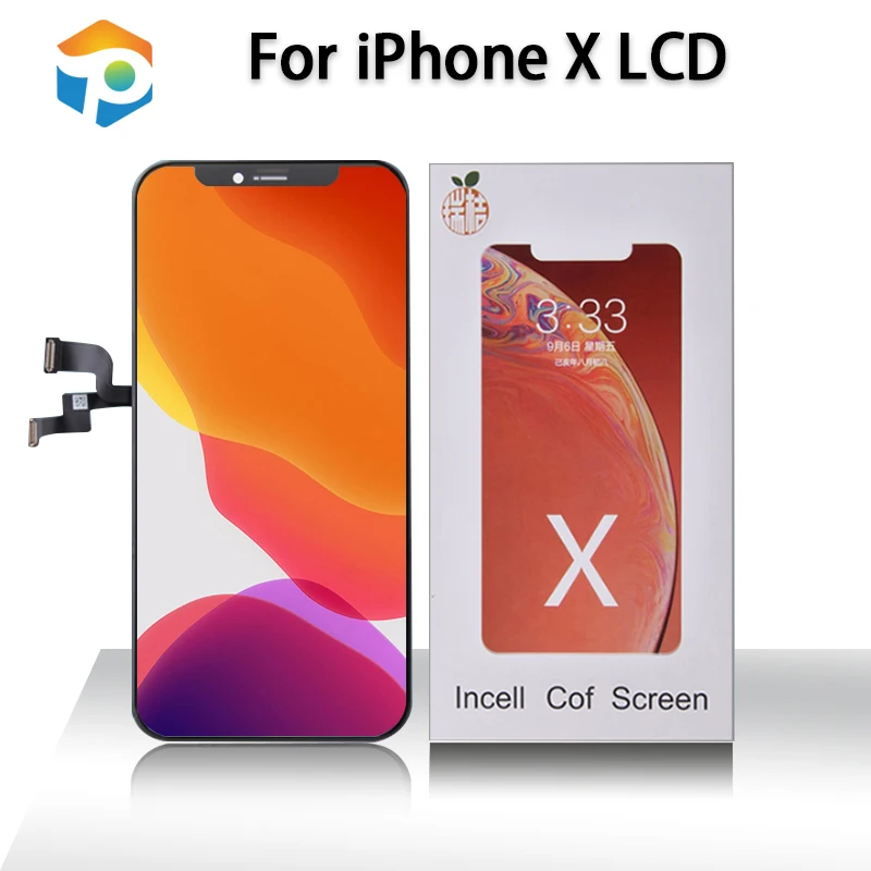 AAA+++ LCD Display For i Phone X RJ LCD Touch Screen Display Assembly With 3D Force Touch Replacement No Dead Pixel With Tools