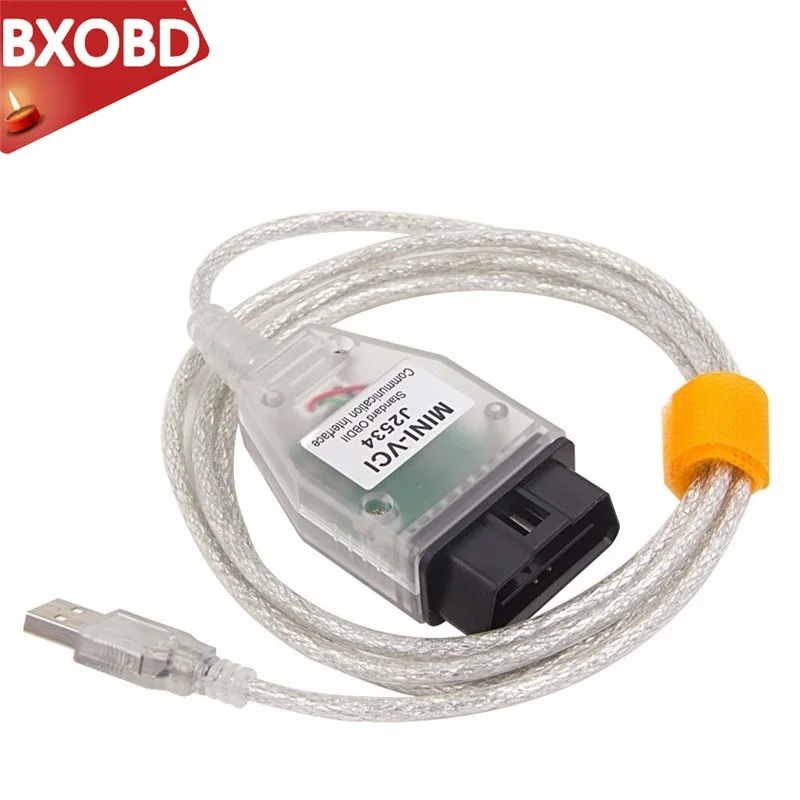 V14.10.028 ТИС Techstream j2534 мини vci для Toyota mini VCI J2534 techstream ТИС МИНИ VCI FT232RL диагностический кабель MINI-VCI