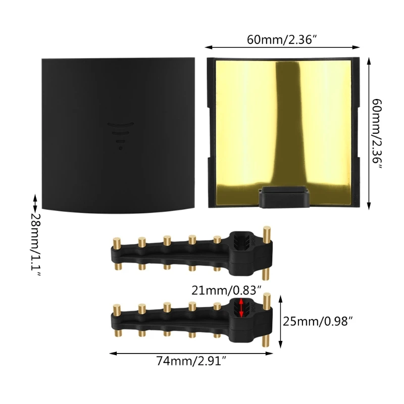 

2021 New 2 Pieces Yagi Antenna 5.8Ghz Range Compatible with Compatible with Fimi X8 Mini Remote Controller, Drone Accessories